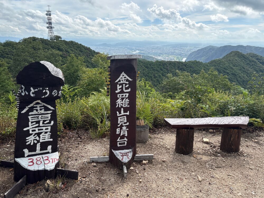 金毘羅山山頂の様子
