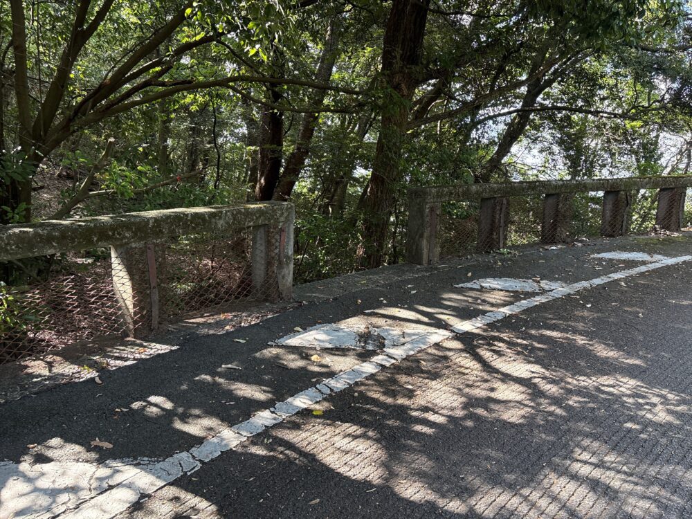 金華山ドライブウェイから岩戸山への登山道入り口