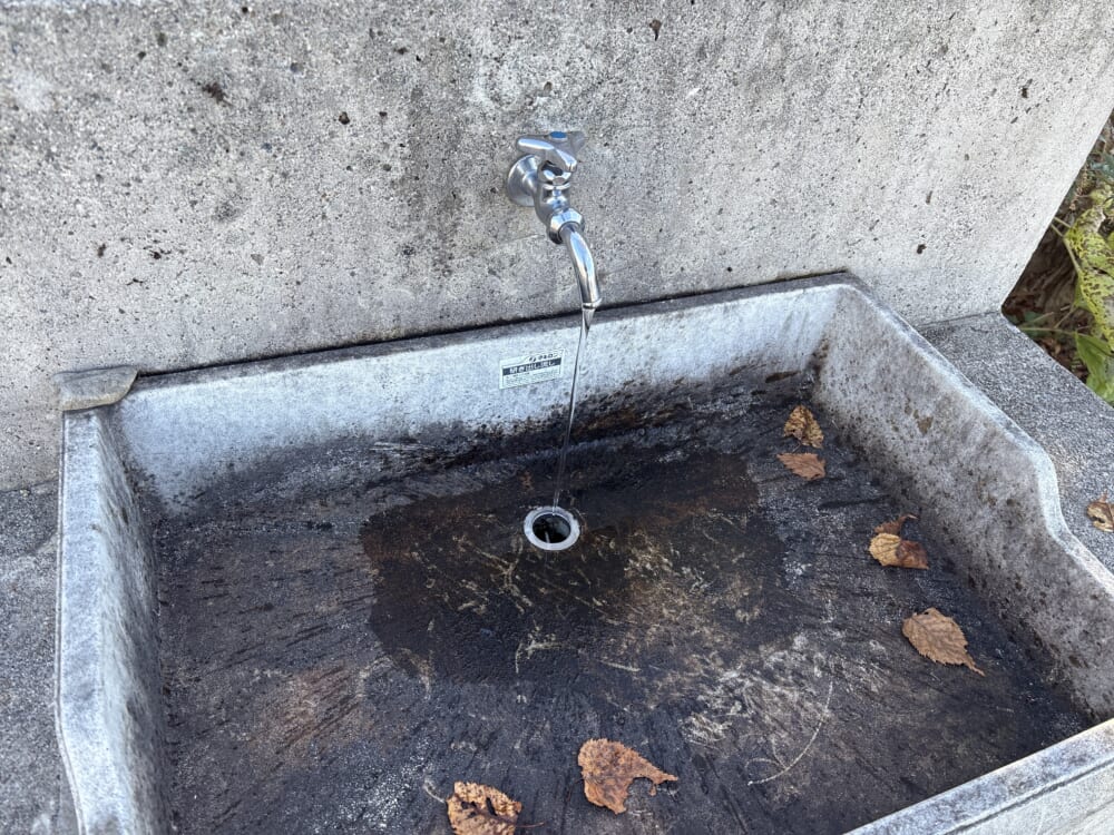 甚之助避難小屋付近の水場